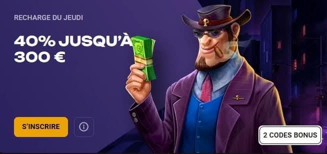 Slotlair Casino bonus jeudi