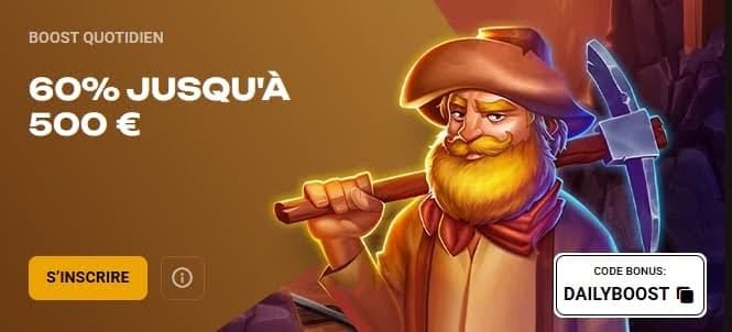 Slotlair Casino boost quotidien