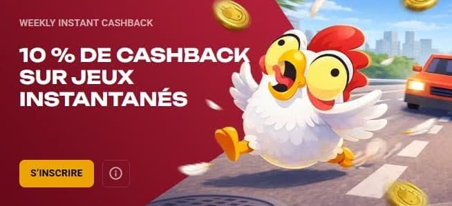 Slotlair Casino instant cashback
